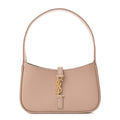 Smooth Calfskin Le 5 A 7 Mini Hobo Dark Beige