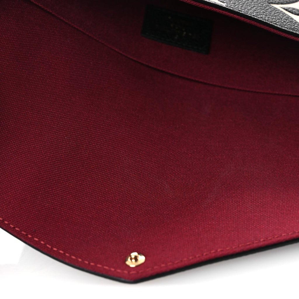 Empreinte Monogram Giant Felicie Pochette Black Beige