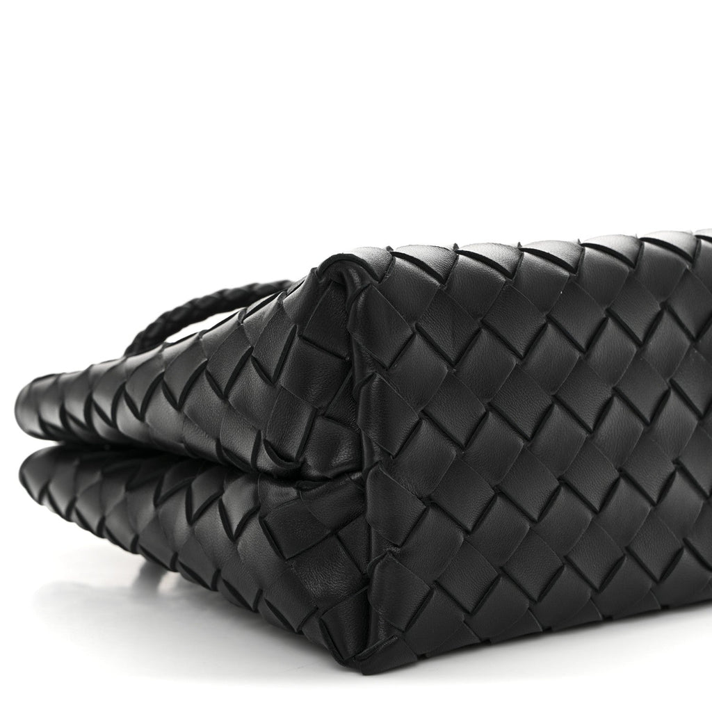 Nappa Intrecciato Small Andiamo Shoulder Bag Black