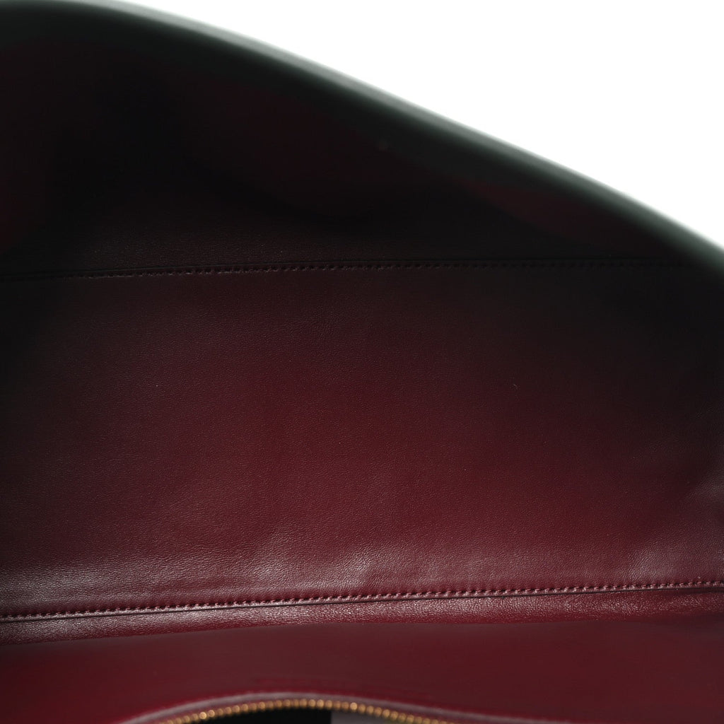 Calfskin Large Dual Shoulder Bag Green