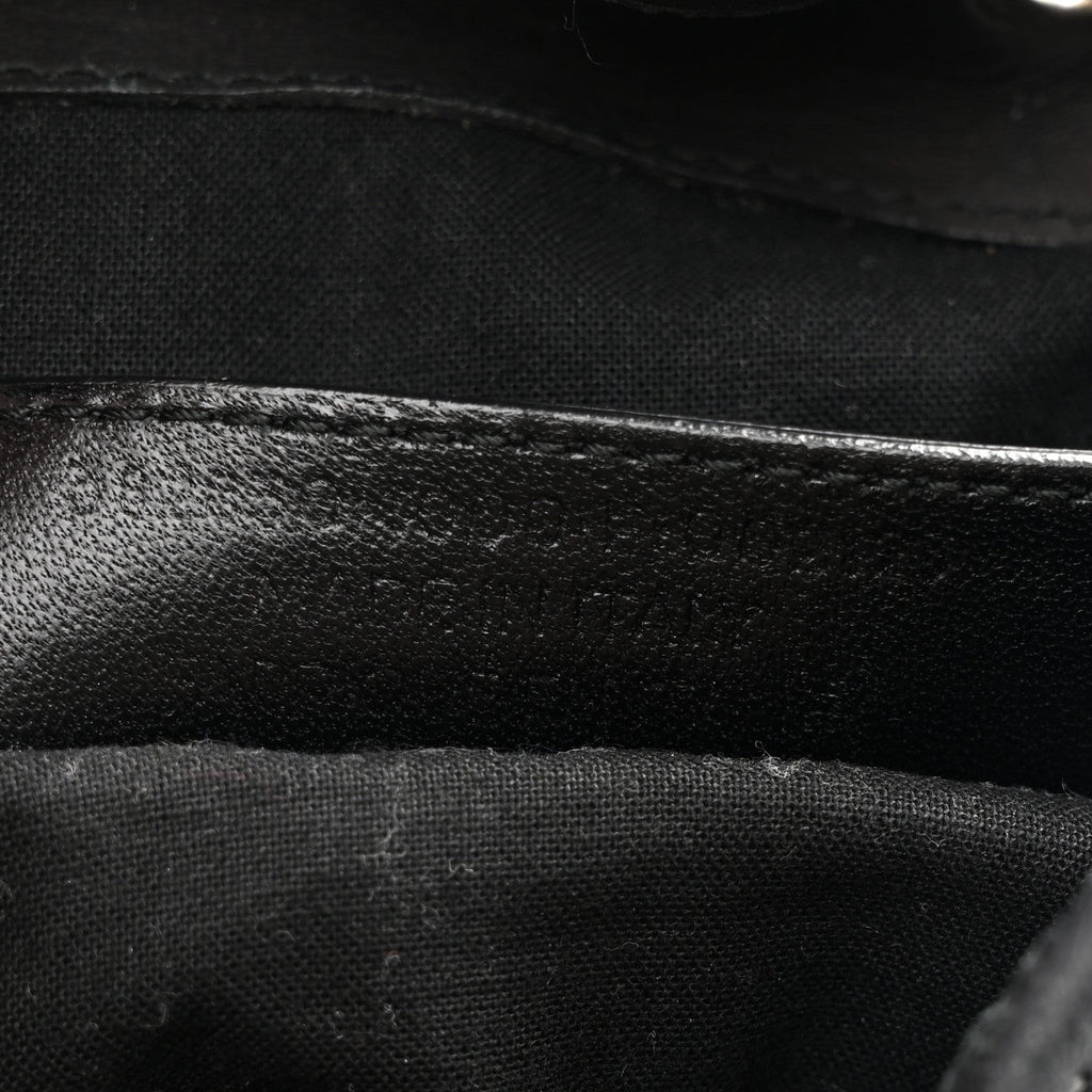 Canvas Calfskin Silver Hardware S Traveler Backpack Black