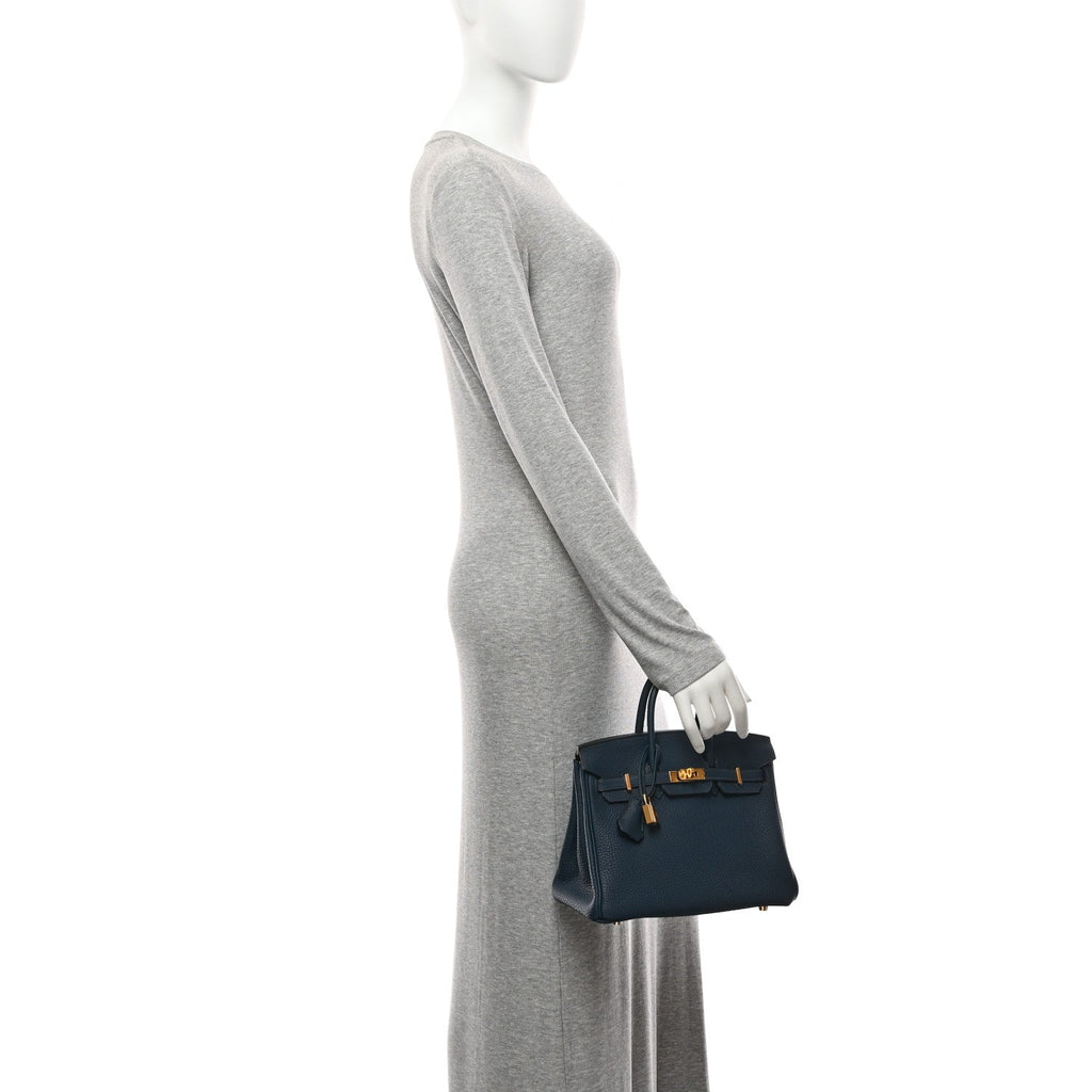 Togo Birkin 25 Bleu de Prusse