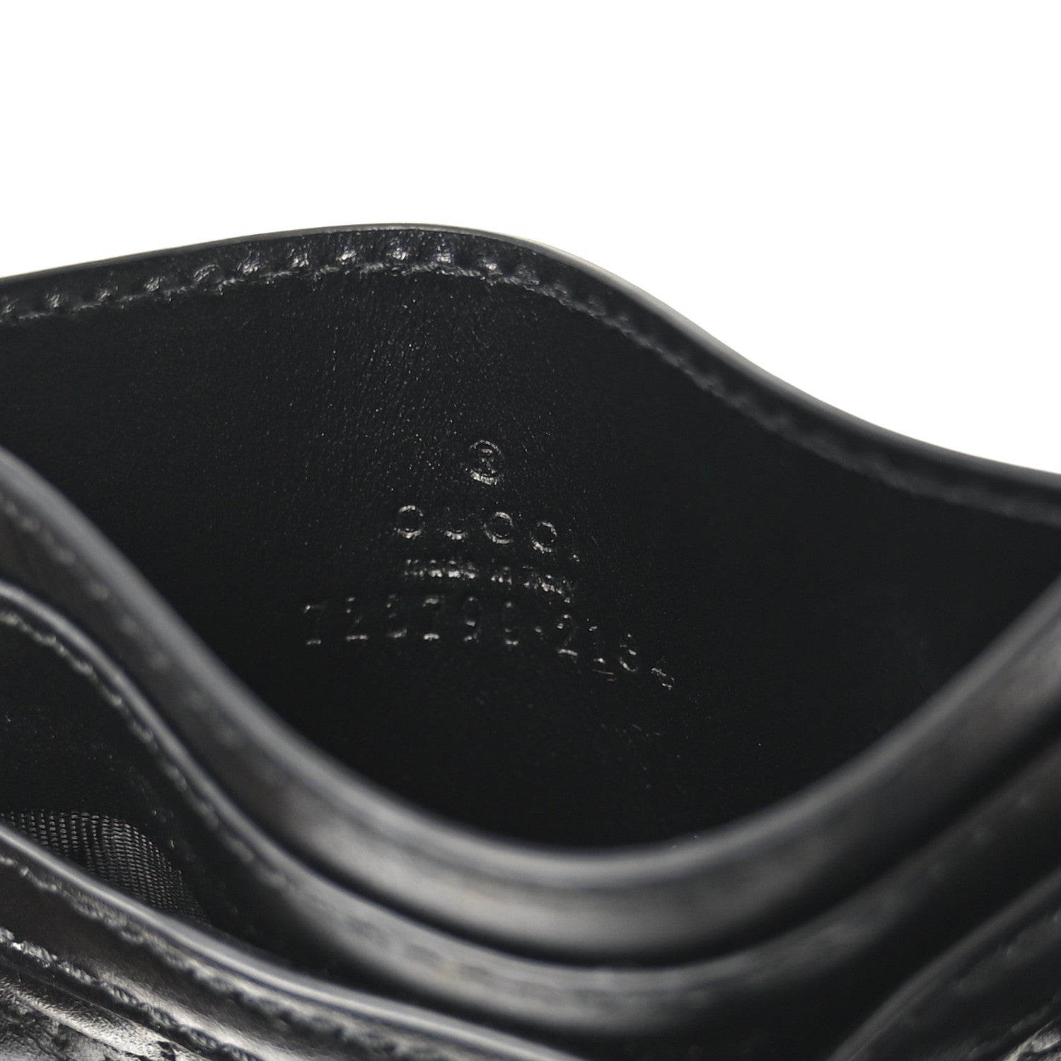 Calfskin GG Matelasse  Holder  Black
