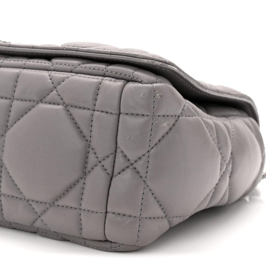 Calfskin Macrocannage Medium Caro Bag Iron Grey