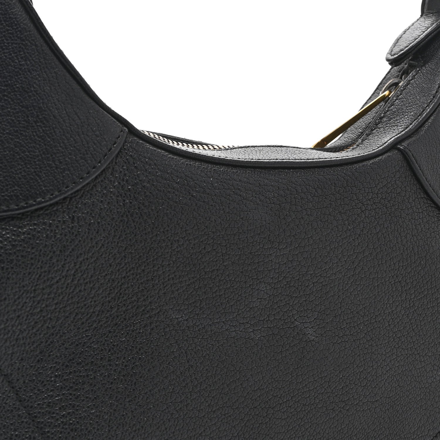 Goatskin Small Aphrodite Shoulder Bag Black