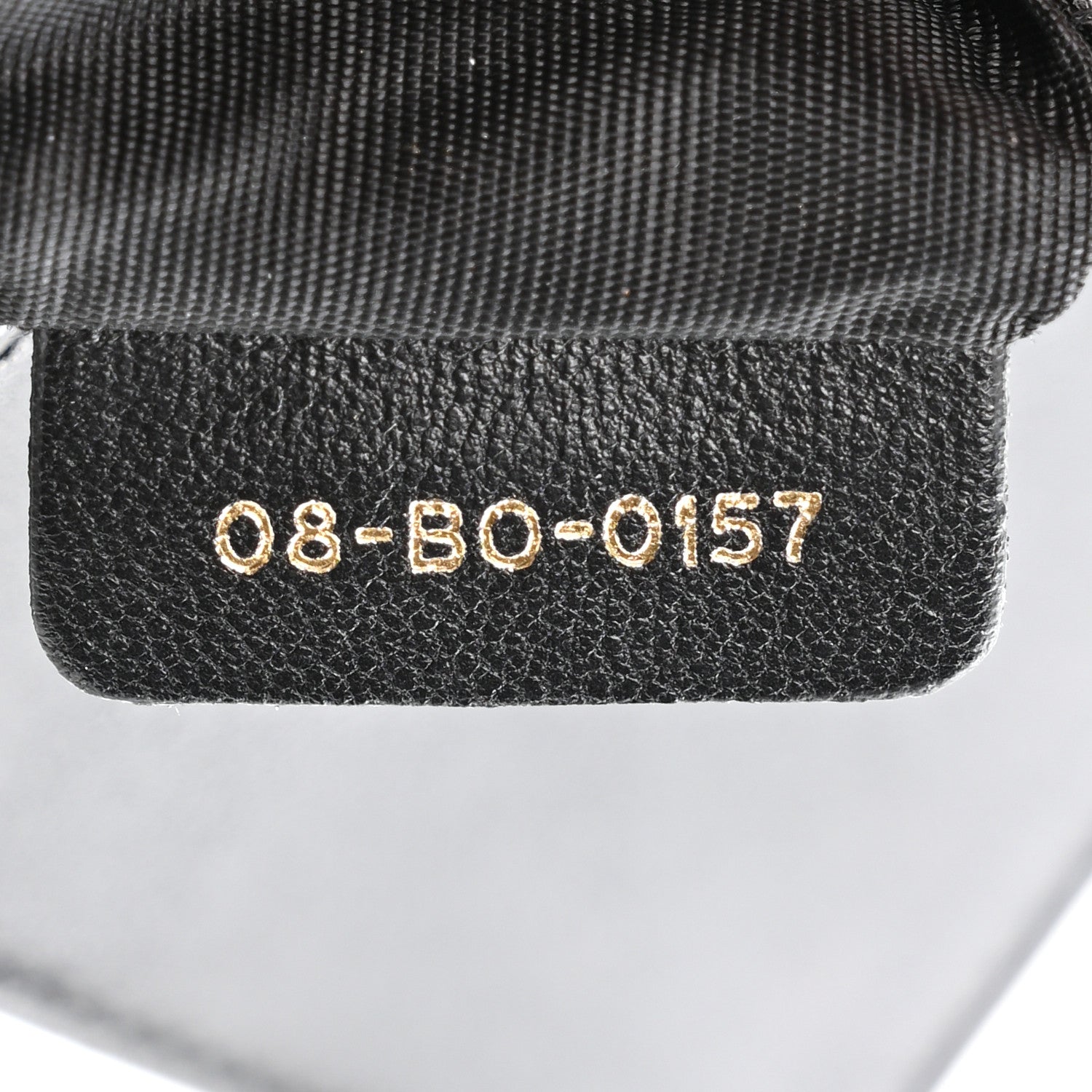 Calfskin Studded Diorama Wallet on Chain Pouch Black