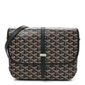 Goyardine Belvedere II MM Messenger Bag Black