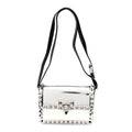 Mirror Calfskin Small Rockstud23 Shoulder Bag Silver