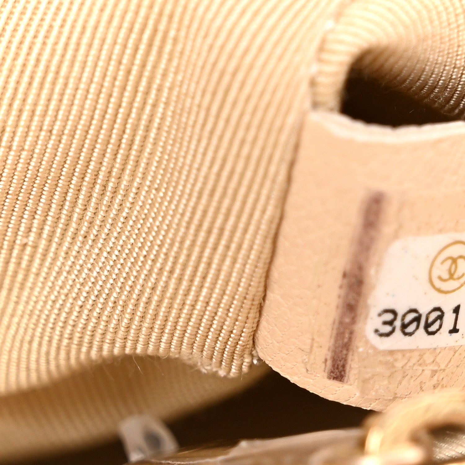 Goatskin Quilted Medium Chanel 19 Flap Beige