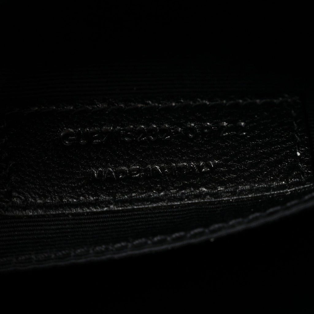 Calfskin Matelasse Monogram Lou Camera Bag Black