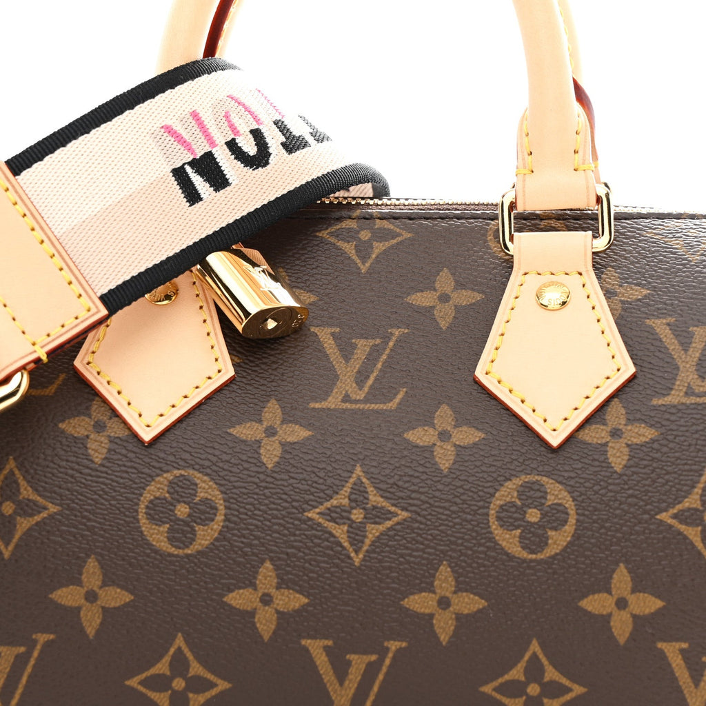 Monogram Speedy Bandouliere 20 Black
