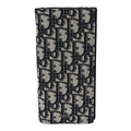 Oblique Long Vertical Wallet Blue Multicolor