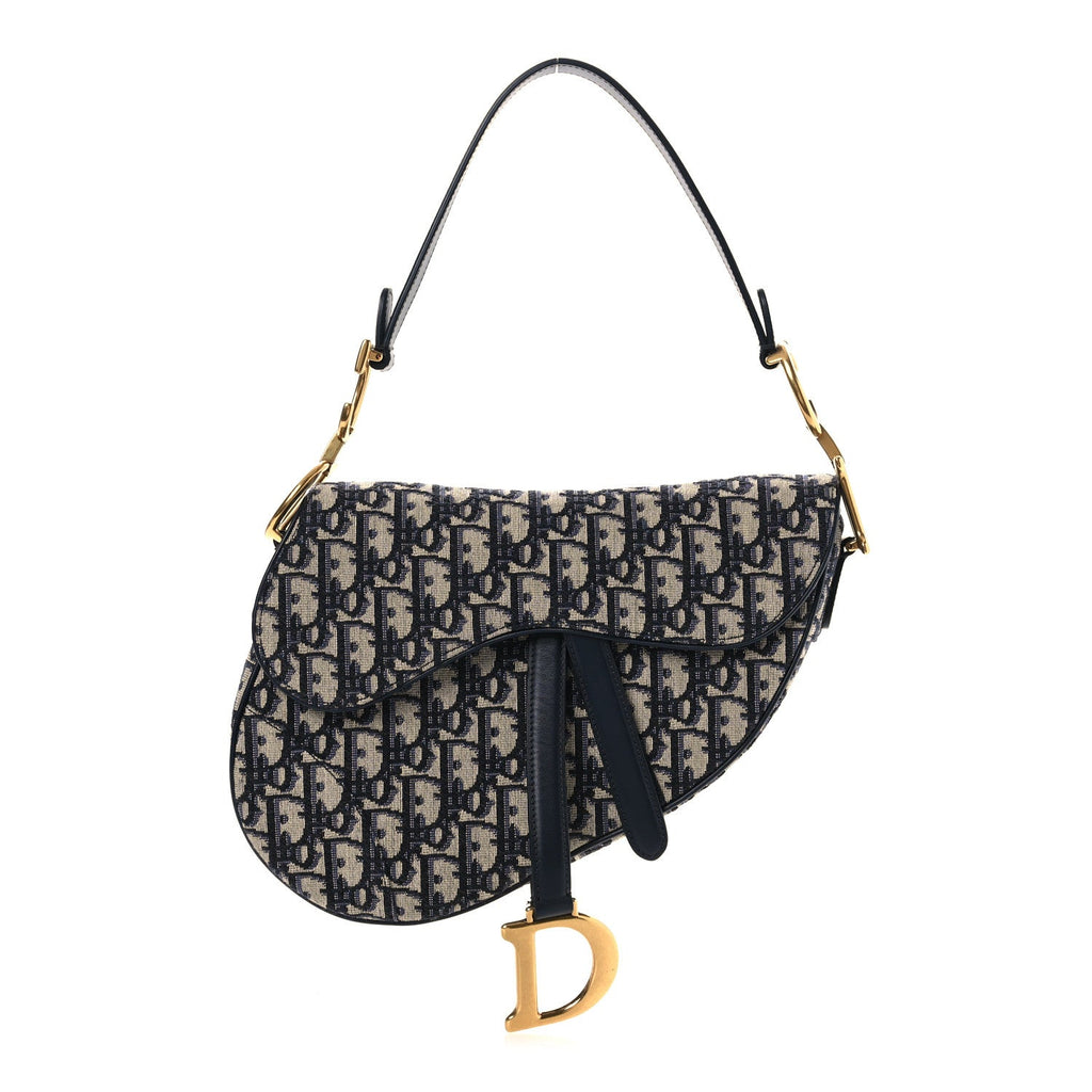 Oblique Saddle Bag Blue
