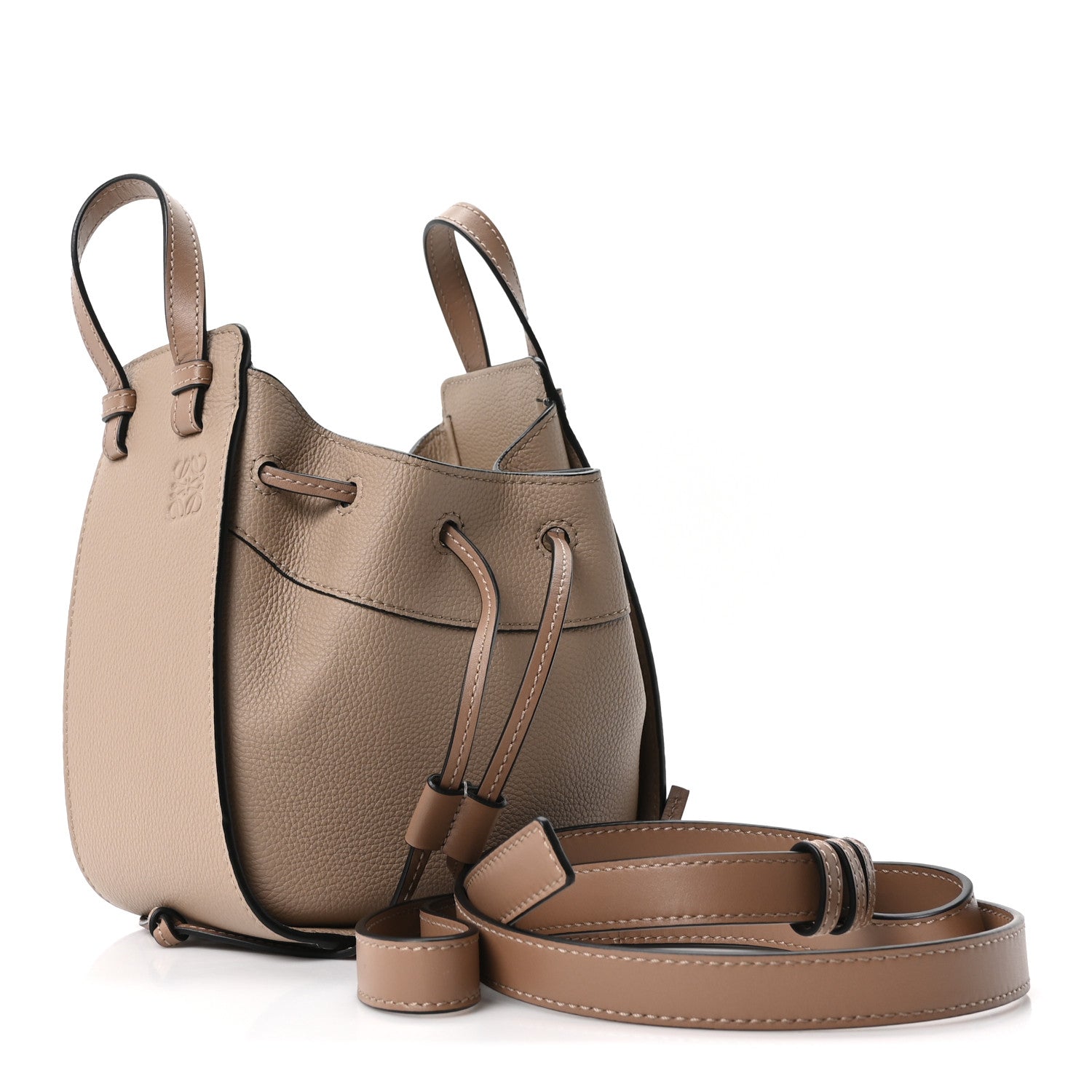 Calfskin Mini Hammock Shoulder Bag Sand Mink