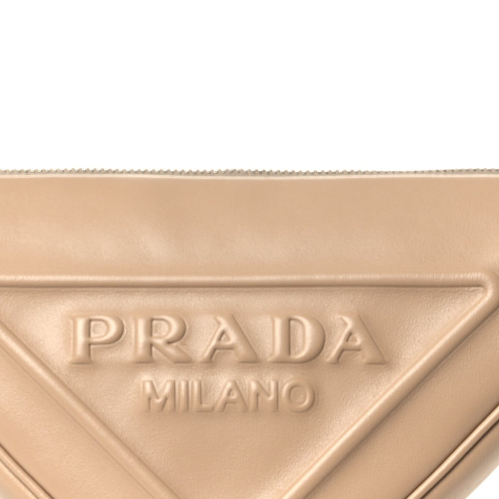 Grace Lux Triangle Shoulder Bag Sabbia