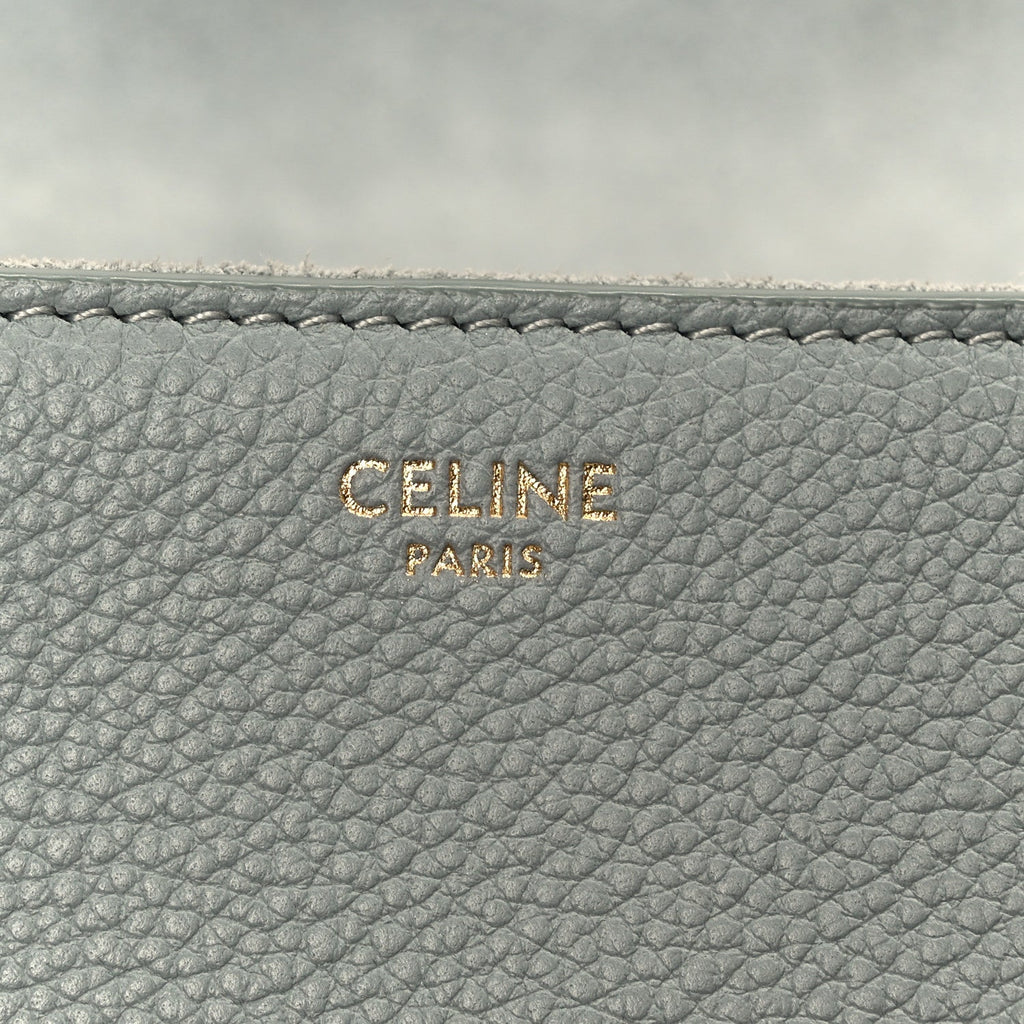 Grained Calfskin Teen Soft 16 Shoulder Bag Ice Blue