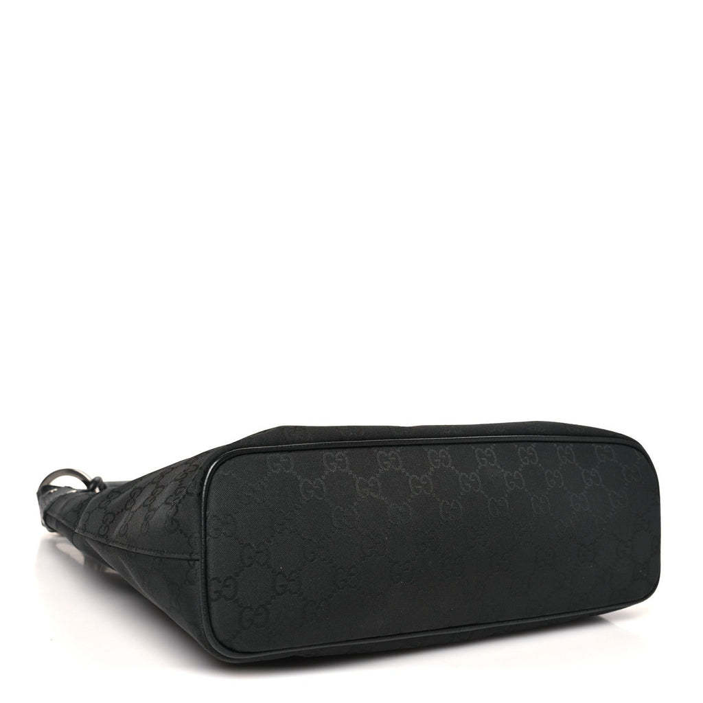 Nylon Monogram Small Hobo Black
