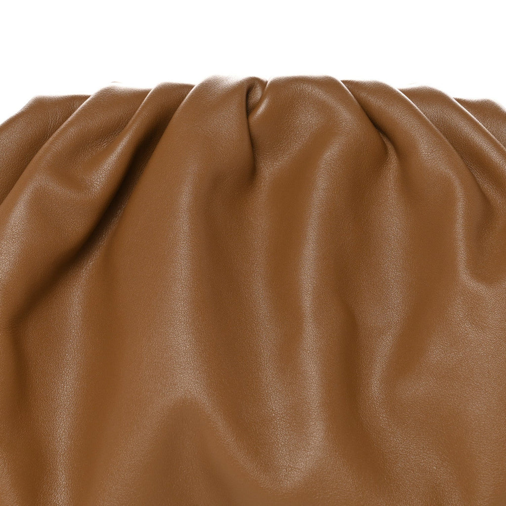 Smooth Butter Calf The Pouch Oversized Clutch Cammello