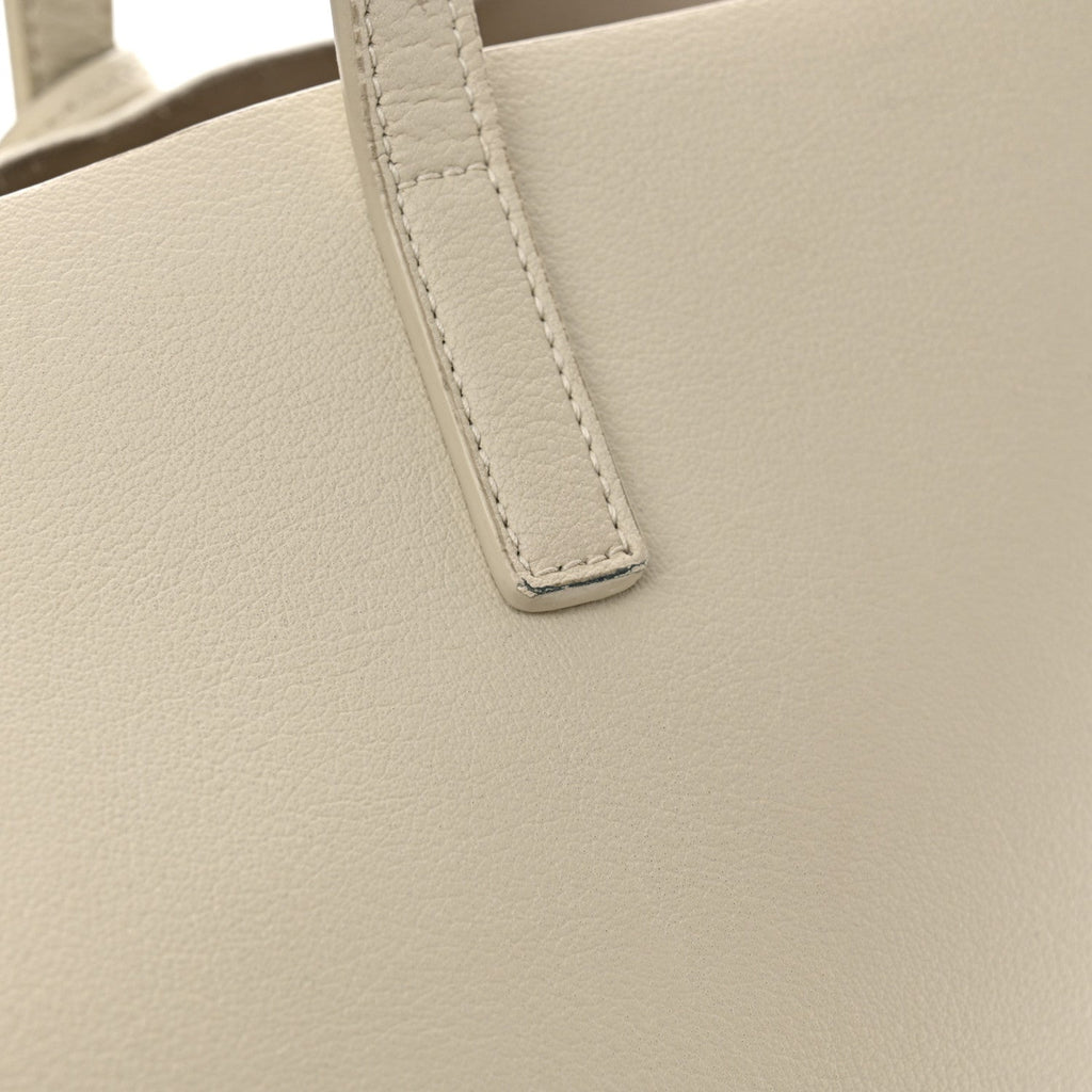 Calfskin Large Shopping Tote Porcellana