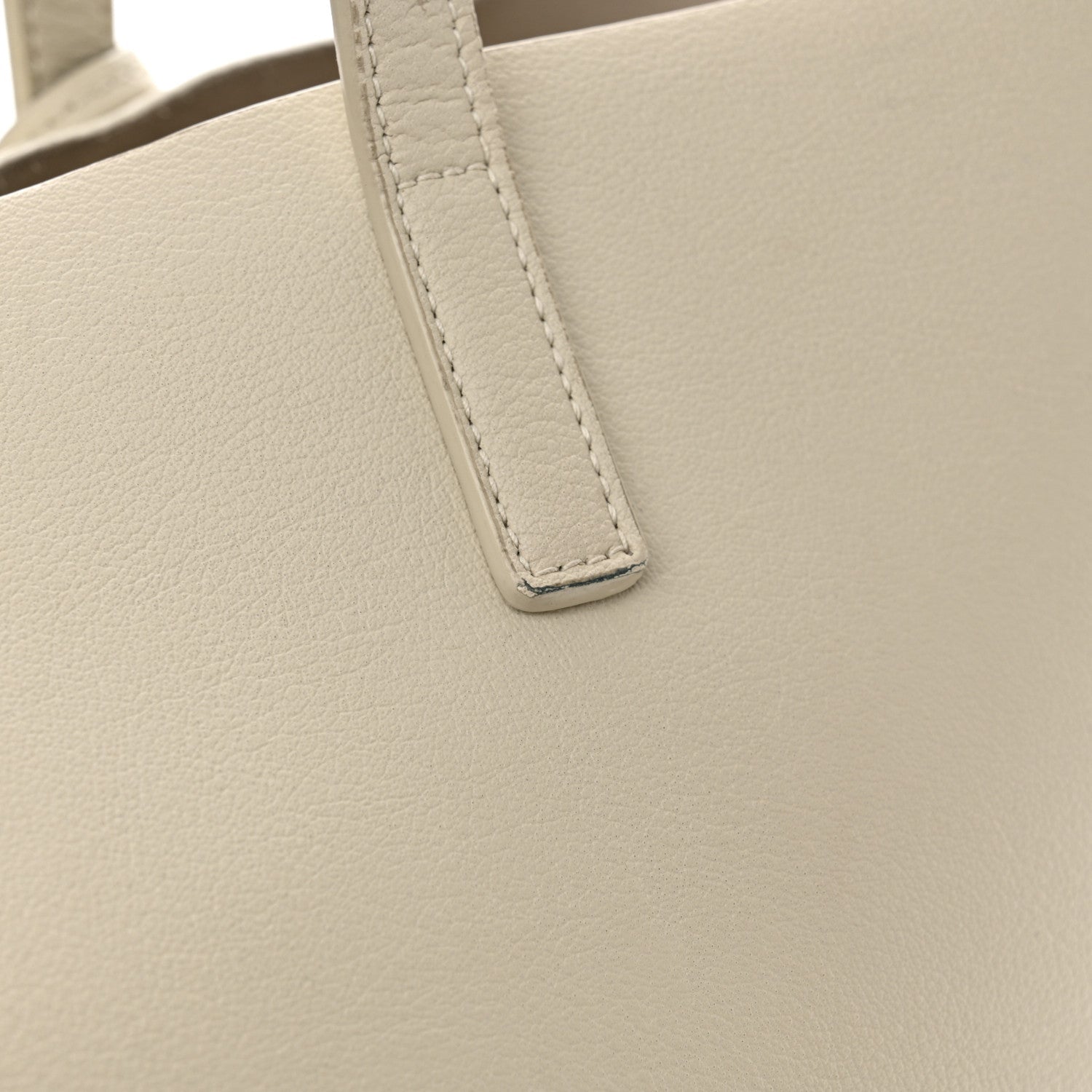Calfskin Large Shopping Tote Porcellana