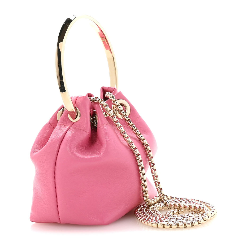 Lambskin Micro Bon Bon Bag Candy Pink