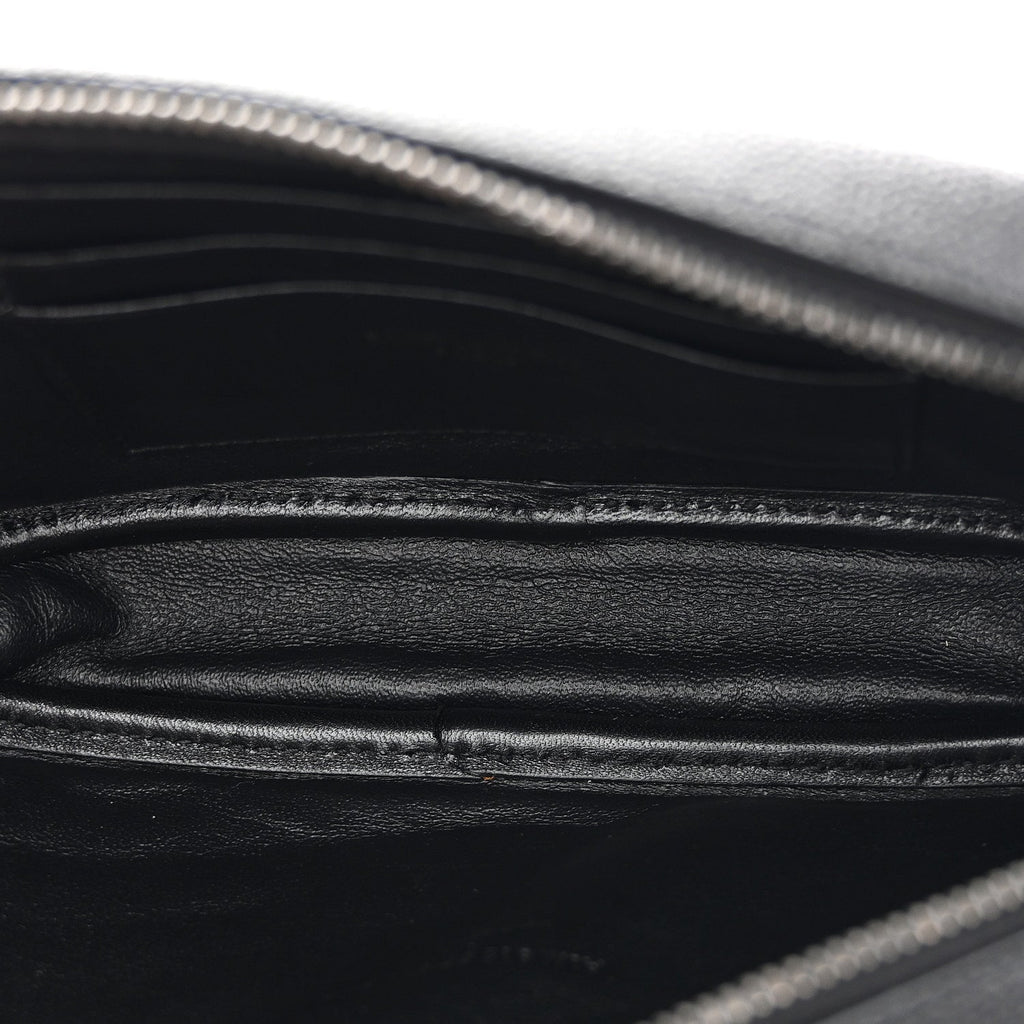 Grain De Poudre Matelasse Monochrome Monogram Mini Lou Camera Bag Black