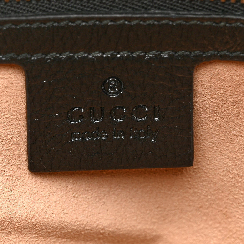 Vintage Calfskin Matelasse Medium GG Marmont Slim Tote Black