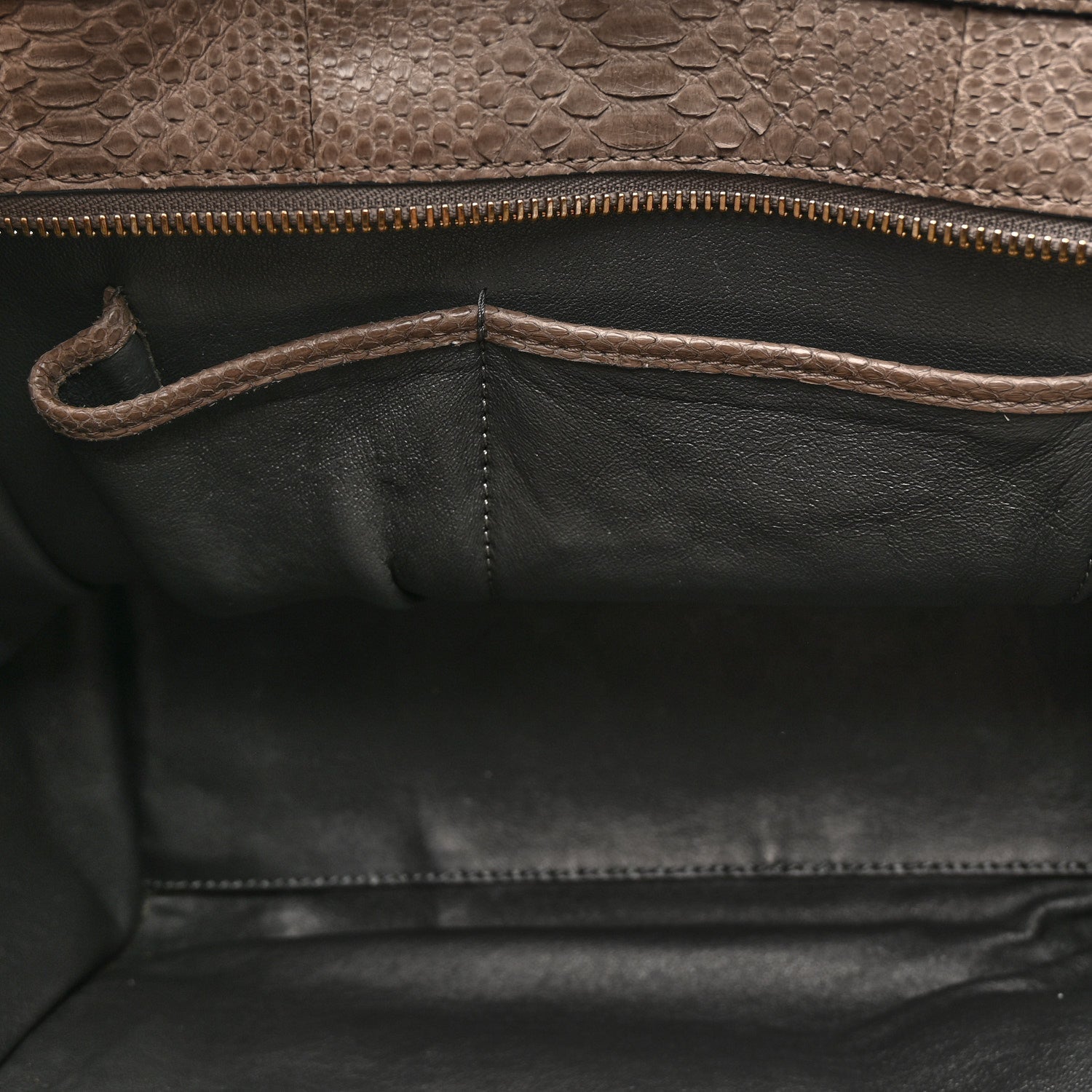 Snakeskin Mini Luggage Grey