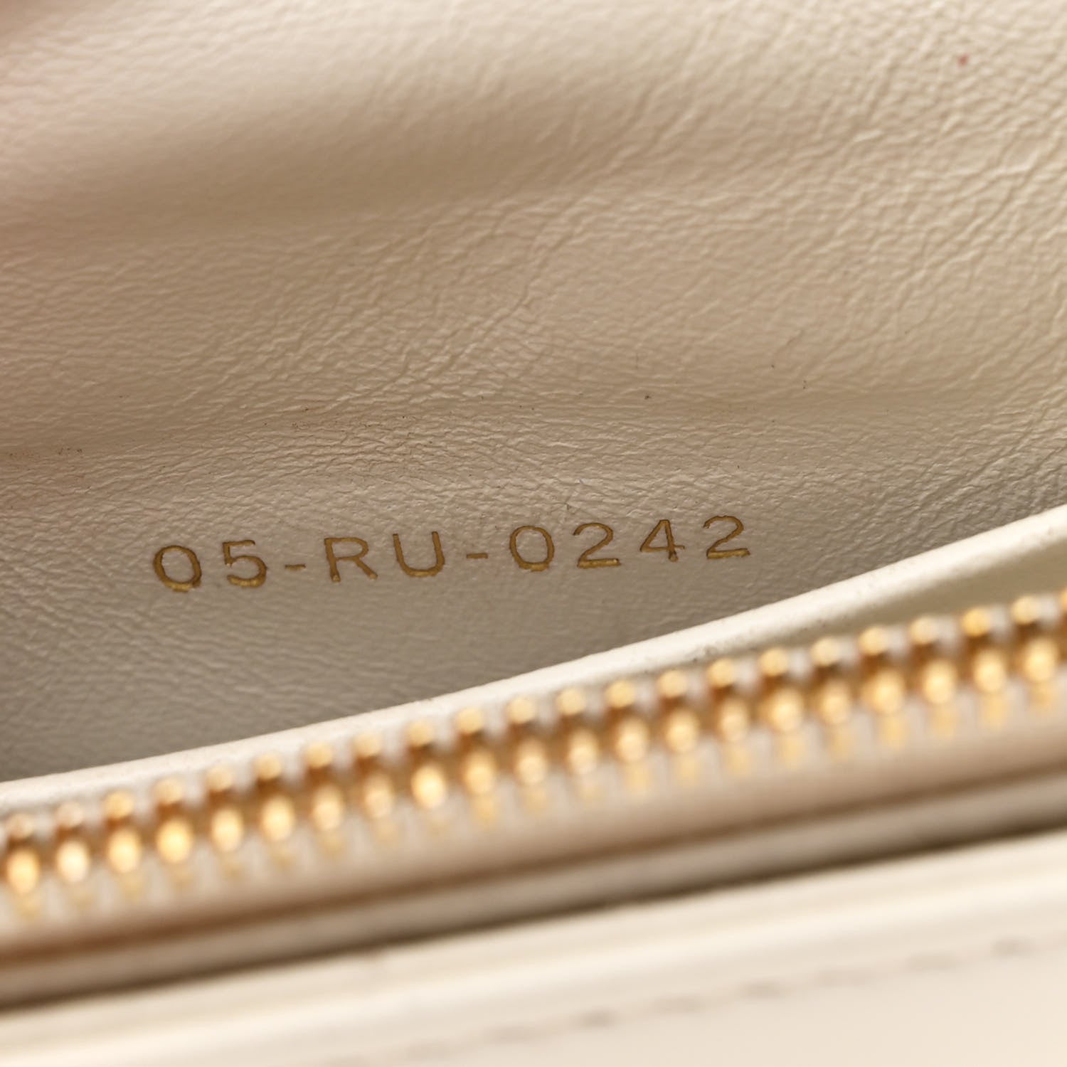 Calfskin Macrocannage Mini Caro Bag White