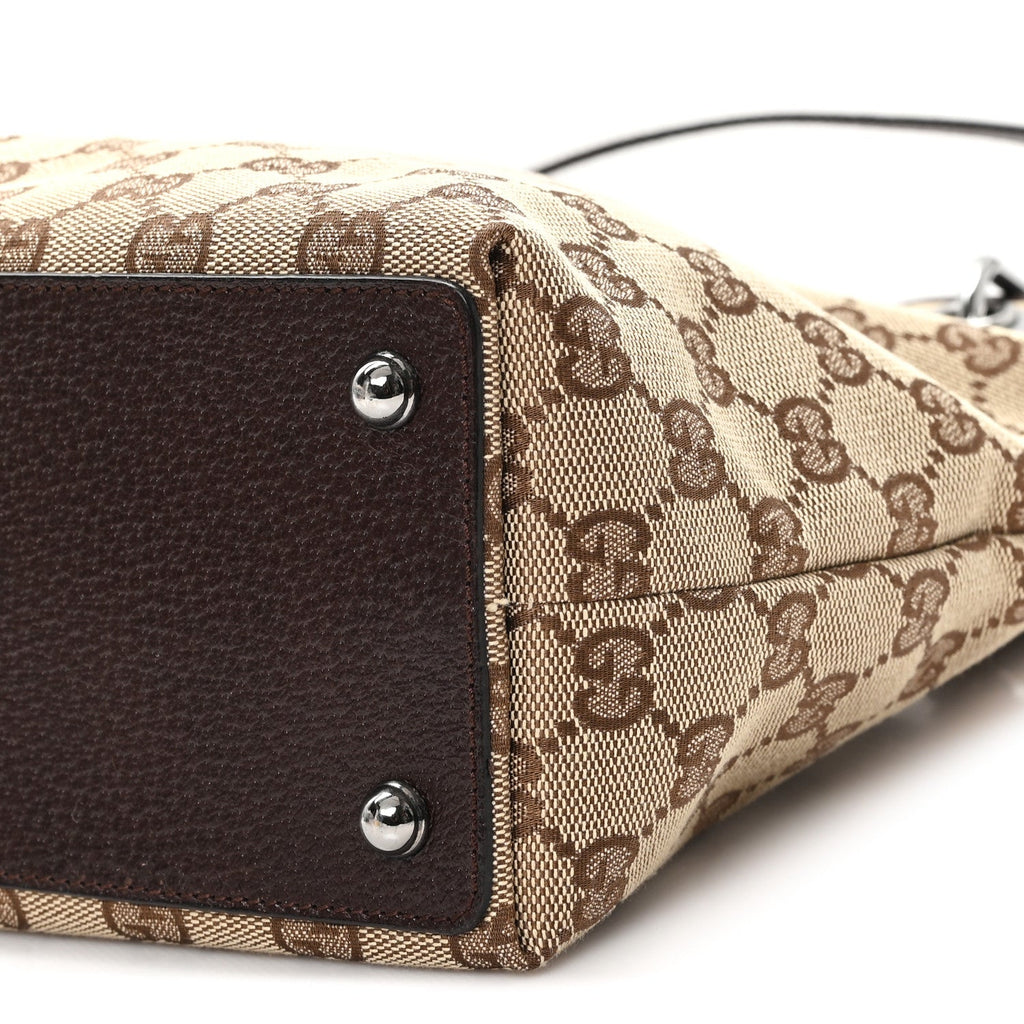 Monogram Small Eclipse Tote Brown