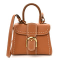 Grained Rodeo Calfskin Surpique Mini Brillant Satchel Vegetal Ivory