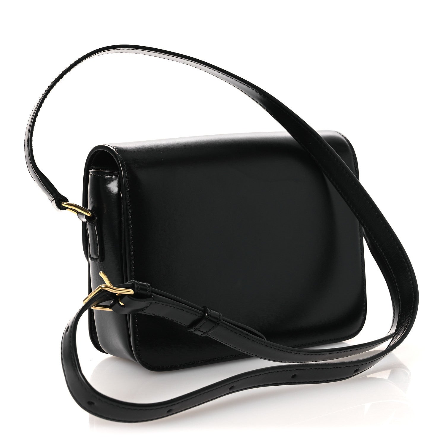 Shiny Calfskin Teen Triomphe Black