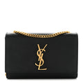 Grain De Poudre Small Monogram Kate Satchel Black