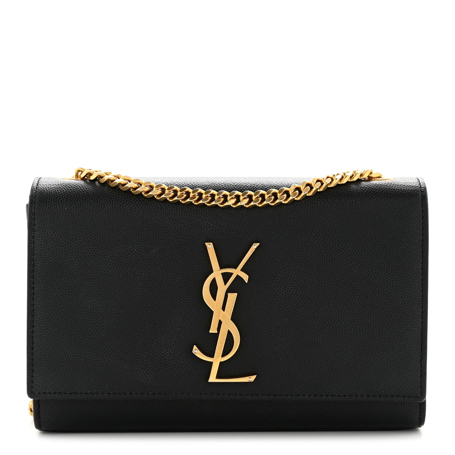 Grain De Poudre Small Monogram Kate Satchel Black
