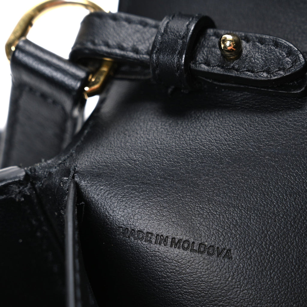 Calfskin Vintage Check New Hampshire Bag Black