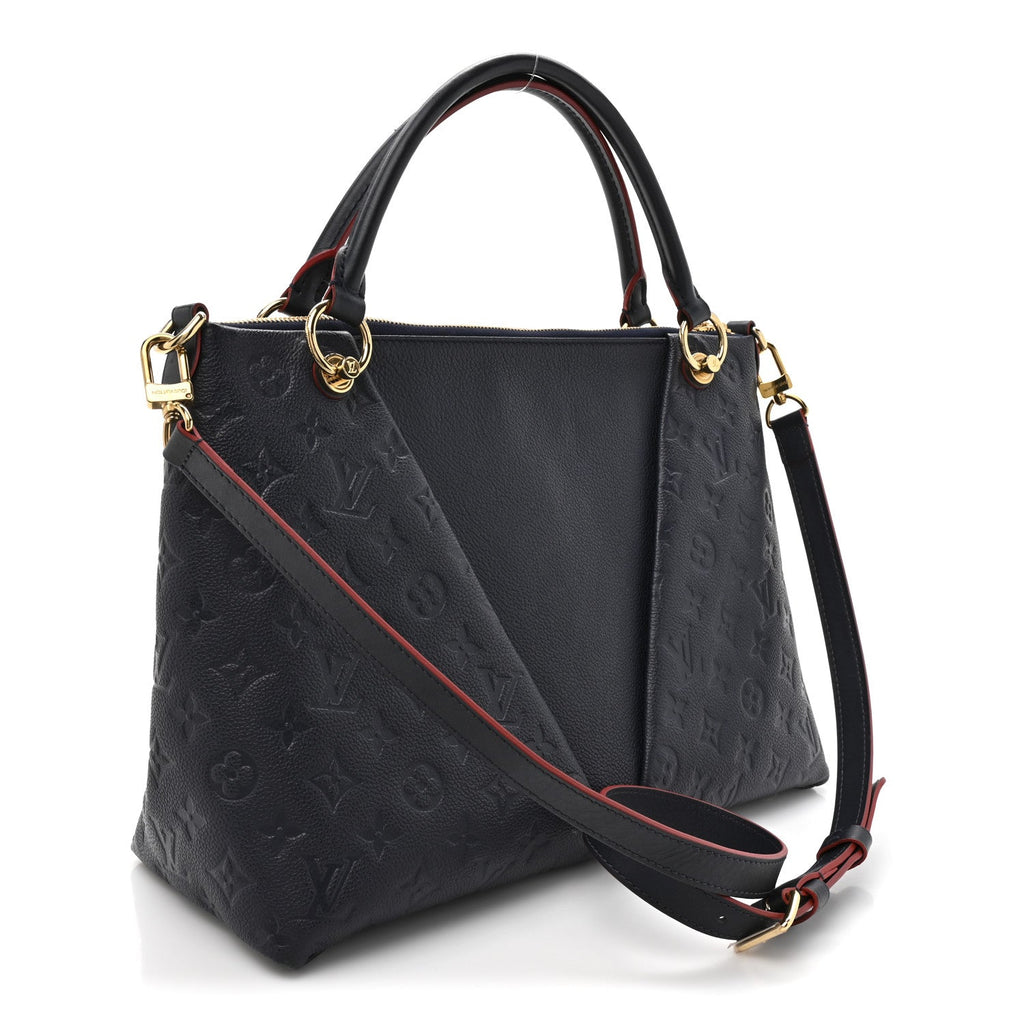 Empreinte V Tote MM Marine Rouge