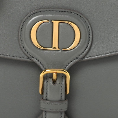 Box Calfskin Medium Bobby Flap Gray