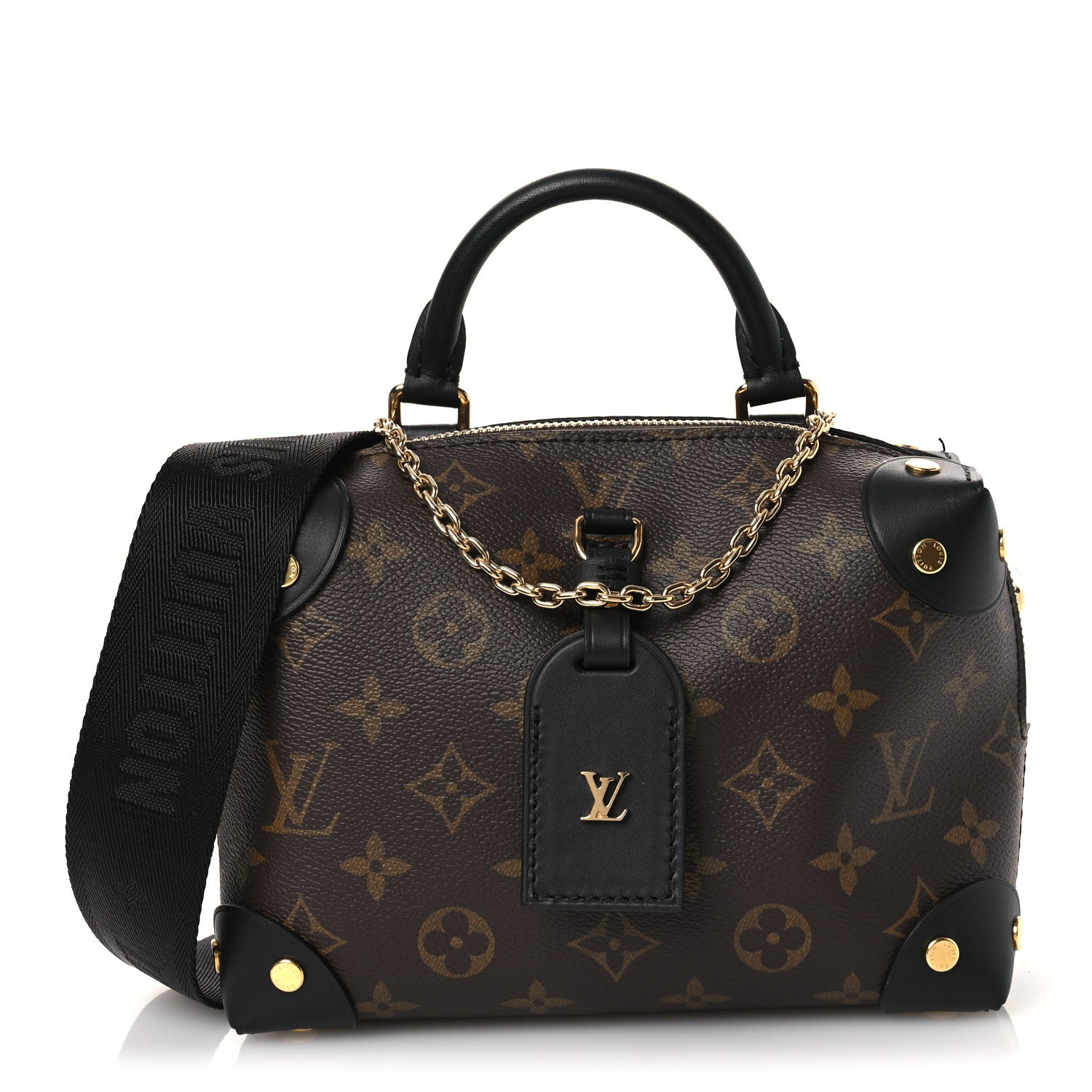 Monogram Petite Malle Souple Black