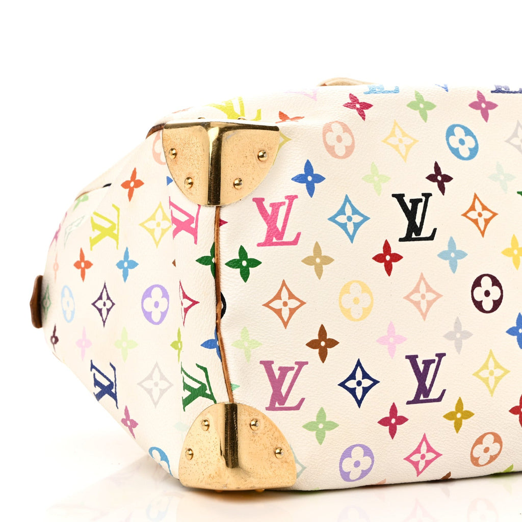 Monogram Multicolor Speedy 30 White