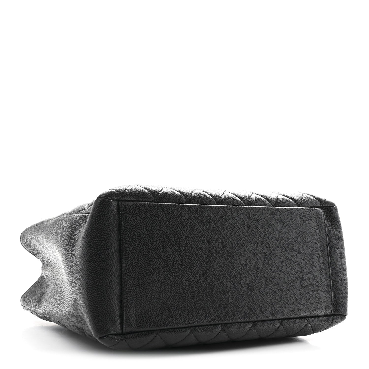 Caviar Quilted Grand Shopping Tote GST Black