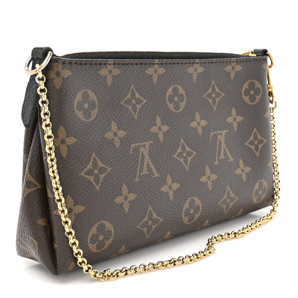 Monogram Pallas Clutch Black