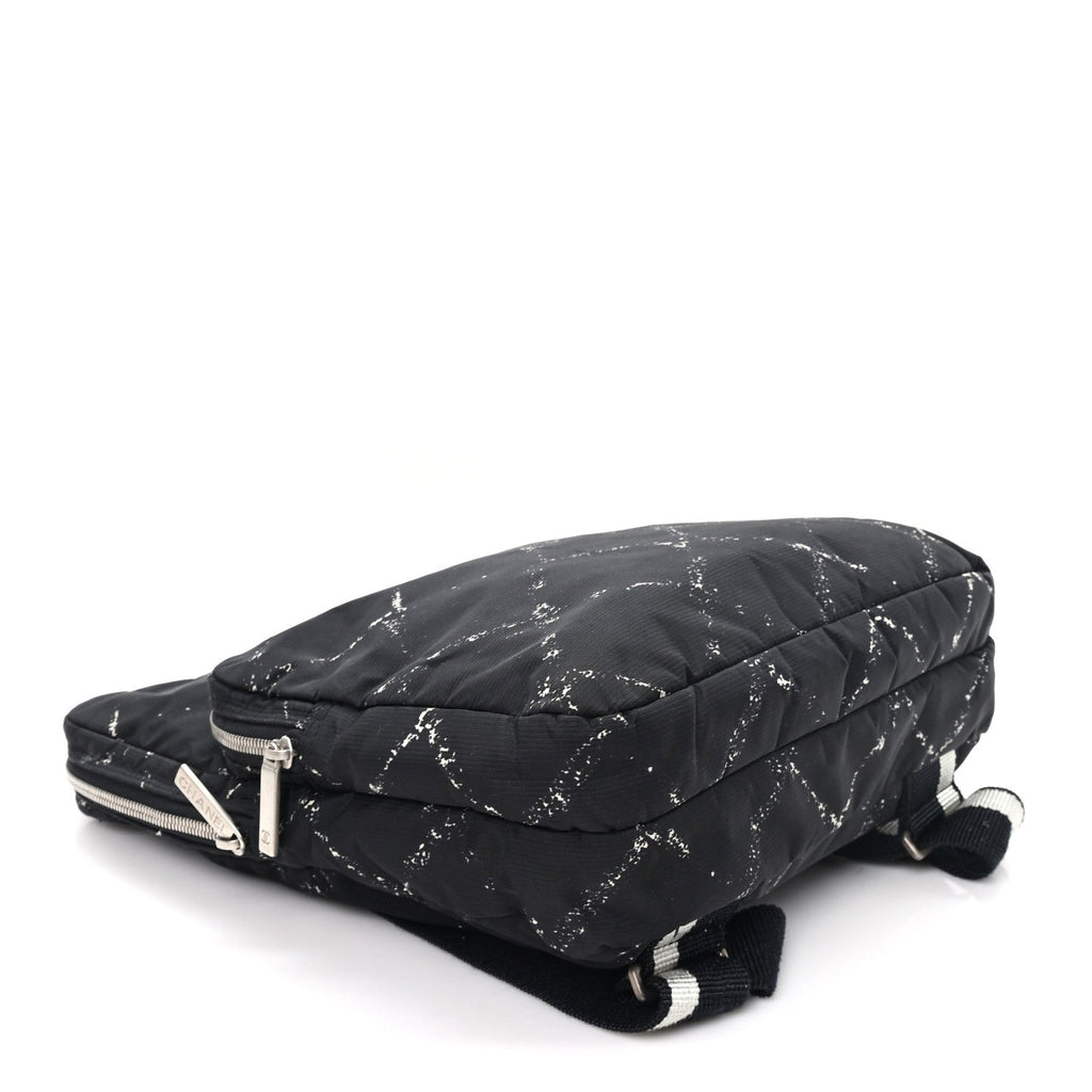 Nylon Travel Backpack Black