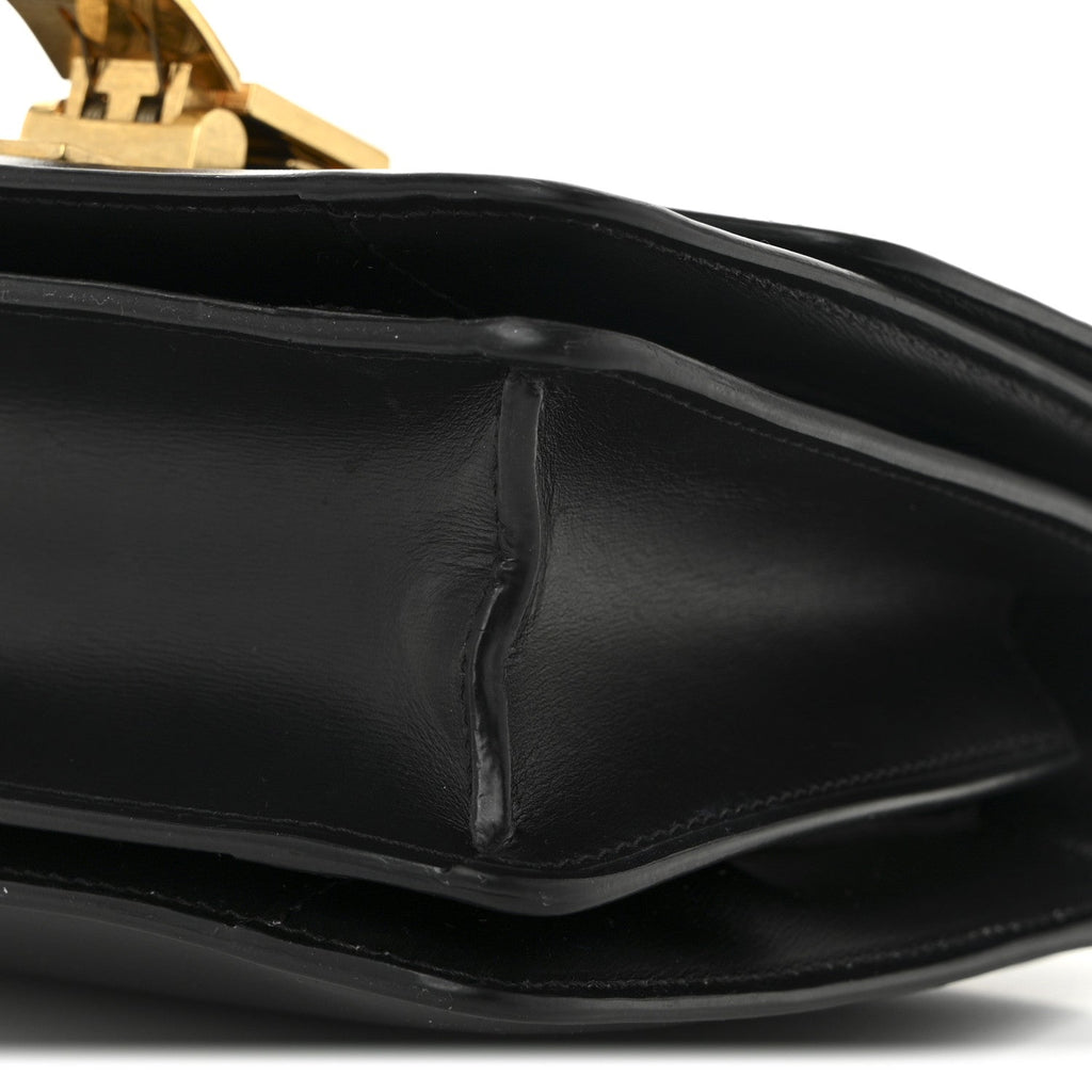 Box Calfskin Small Classic Box Flap Bag Black