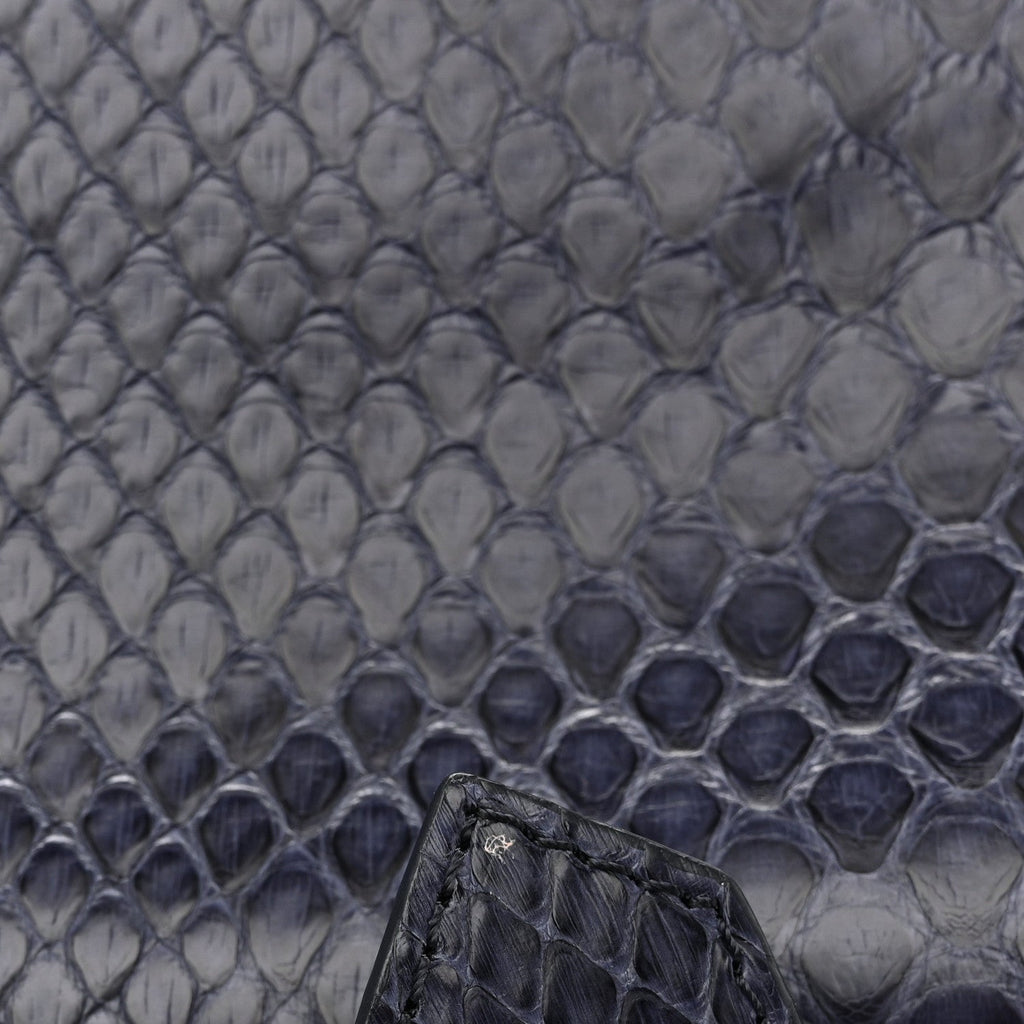 Snakeskin PS1 Pochette Clutch Blue