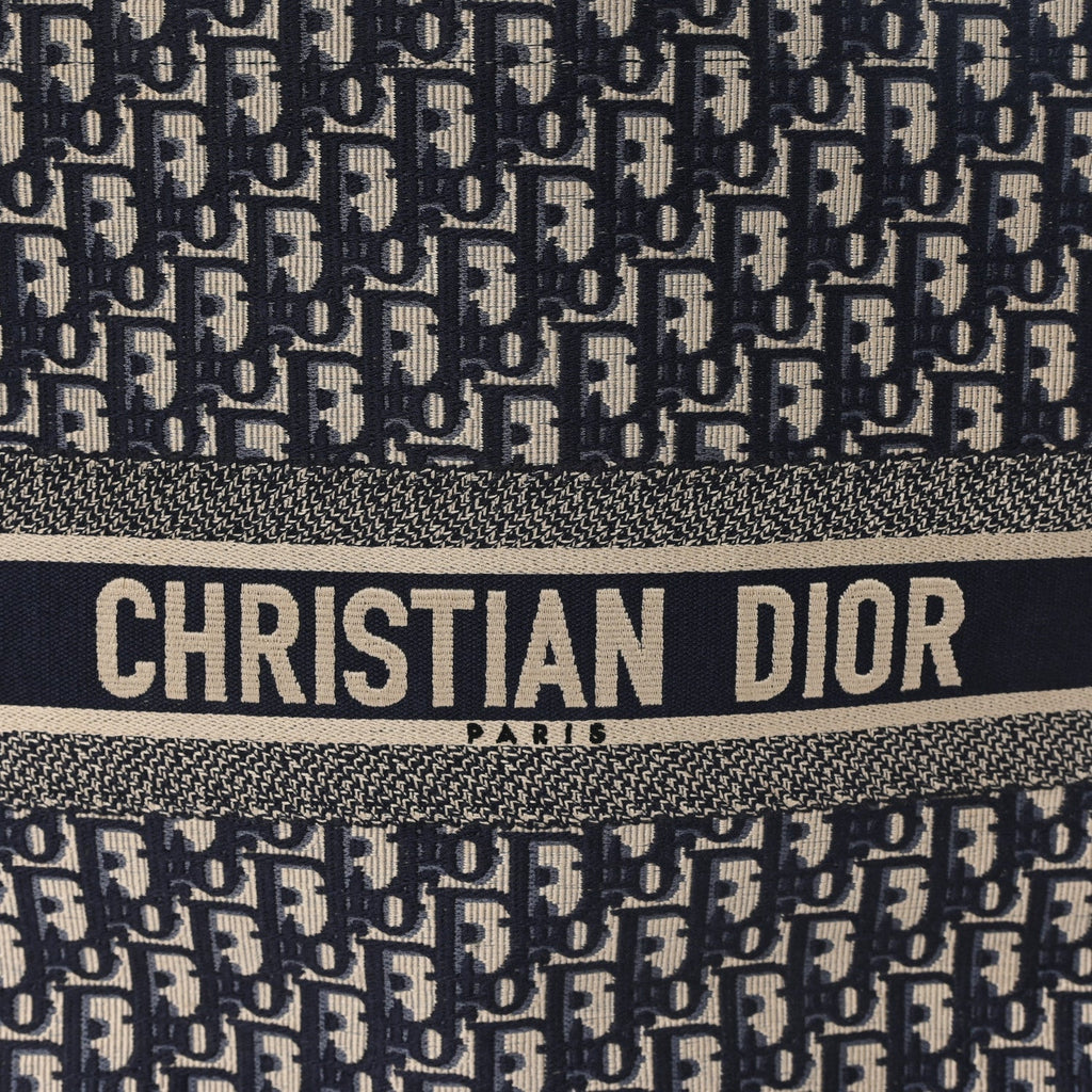 Oblique Large Book Tote Blue Multicolor