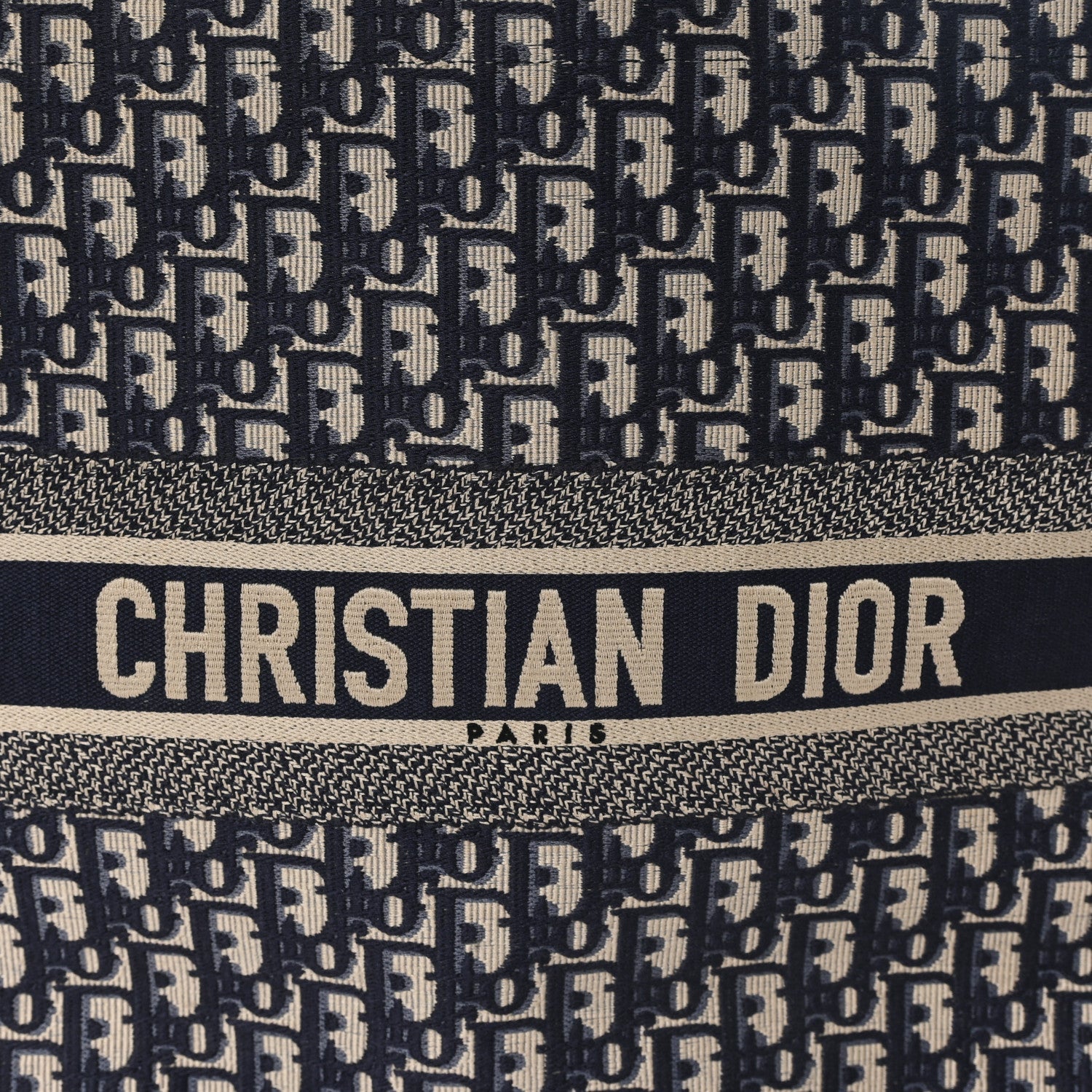 Oblique Large Book Tote Blue Multicolor