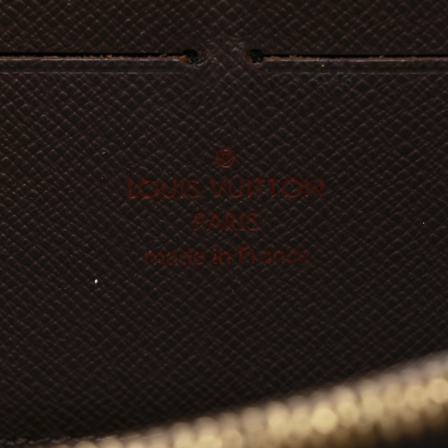 Damier Ebene Zippy Wallet