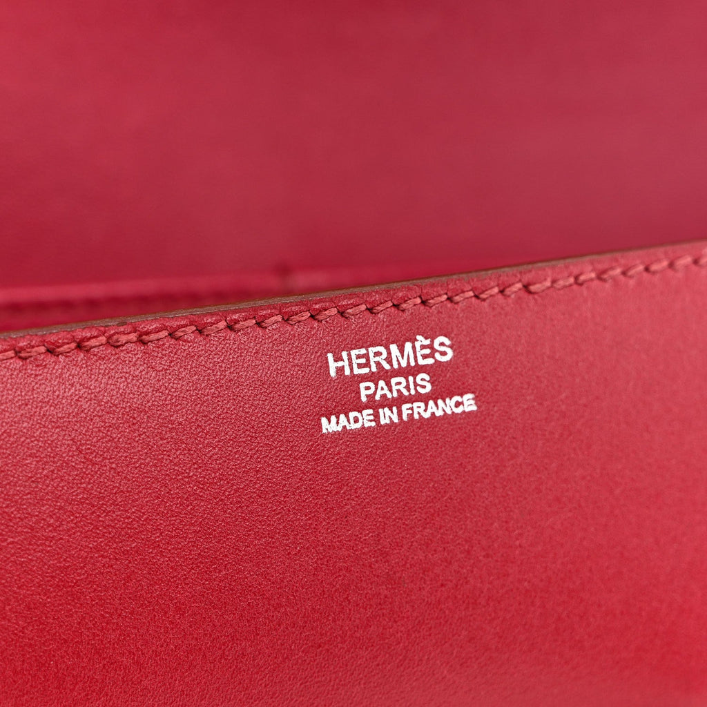Tadelakt Egee Clutch Rouge Vif