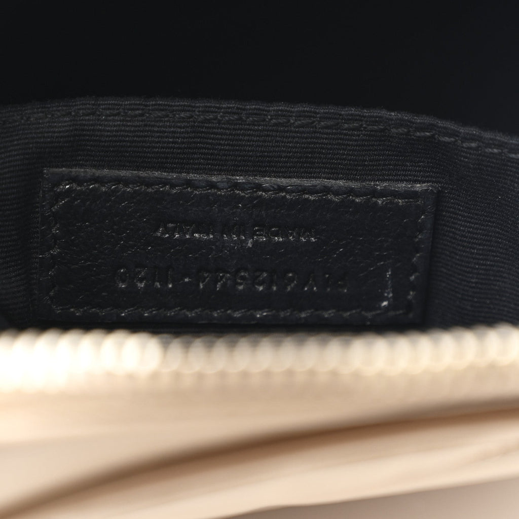Calfskin Matelasse Monogram Lou Camera Bag Nude Powder