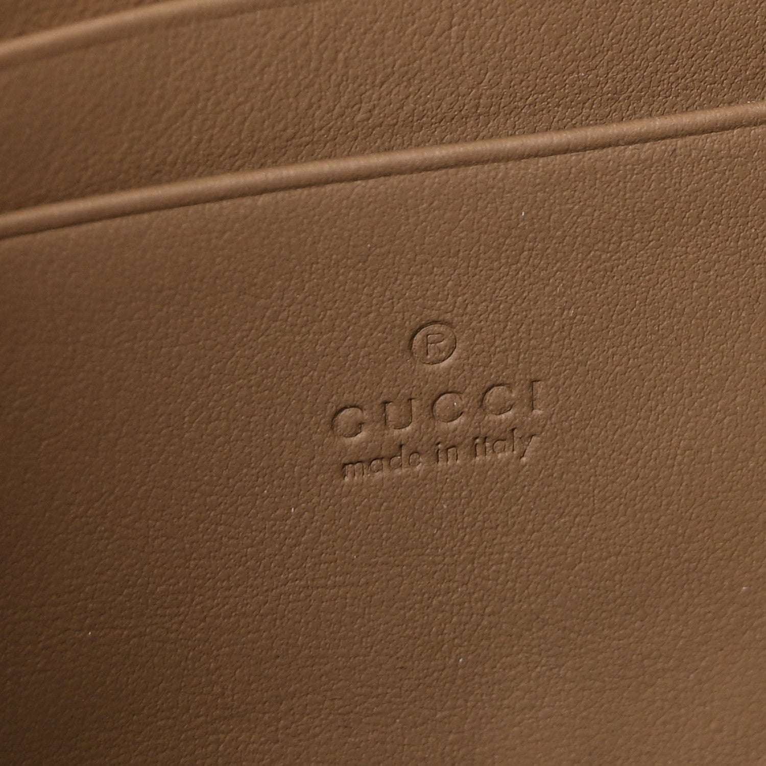 GG Supreme Monogram Mini Dionysus Chain Wallet Beige Taupe
